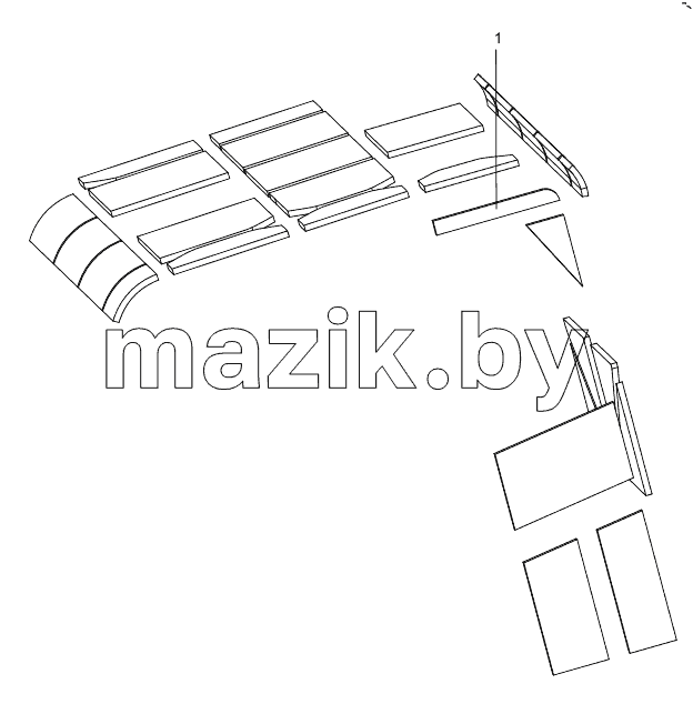 455313511 CAB SOUND INSULATION PAD SYSTEM