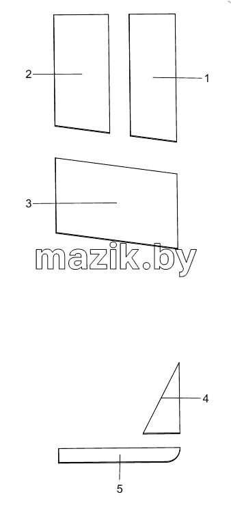  455403204 SOUND INSULATION PAD ASSEMBLY