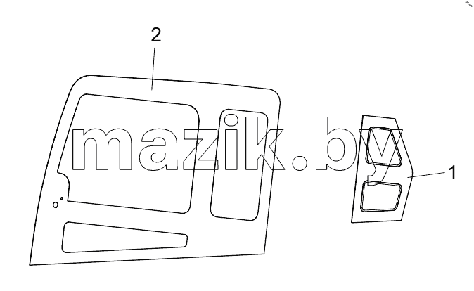 455402886 SIDE WALL WINDOW ASSEMBLY