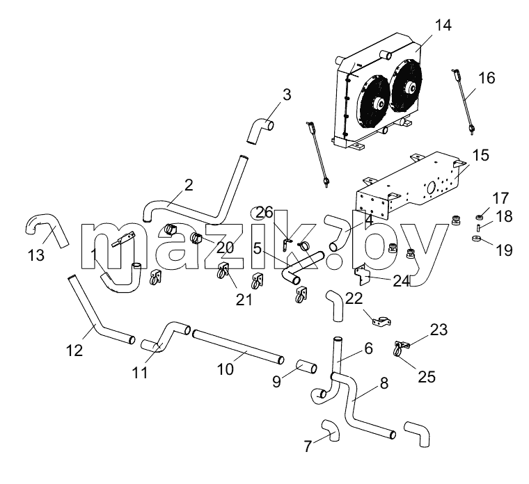  451310161 RETARDER LINE ASSEMBLY