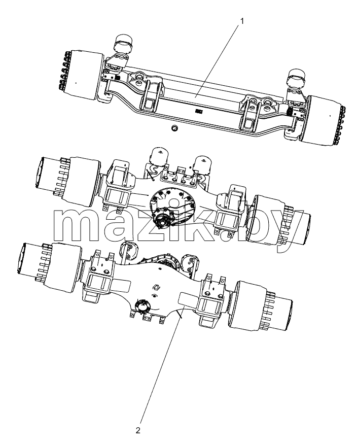  452406314 AXLE SECTION