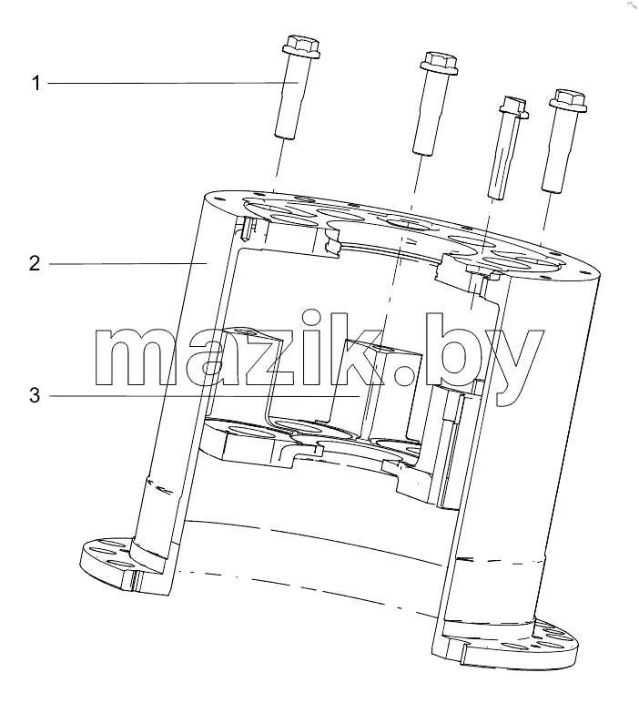  452405602 WHEEL SIDE REDUCER HOUSING ASSEMBLY