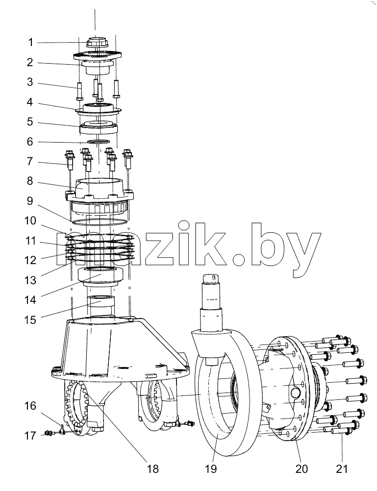  452406300 AXLE MAIN REDUCER ASSEMBLY