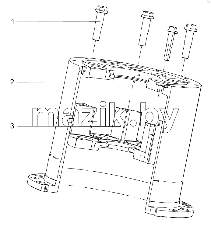  452405602 WHEEL SIDE REDUCER HOUSING ASSEMBLY