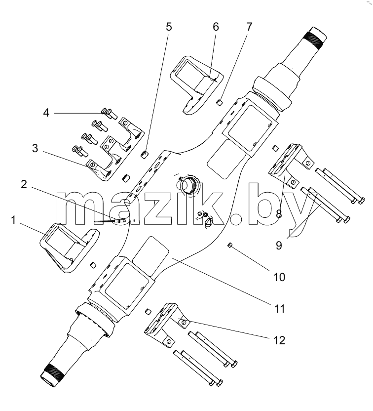  452503709 MIDDLE BRIDGE HOUSING ASSEMBLY
