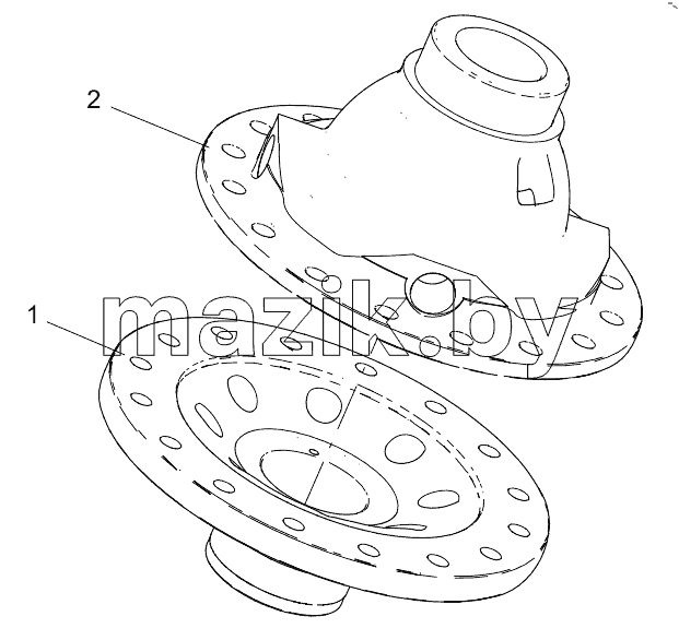  452405604 DIFFERENTIAL SHELL ASSEMBLY