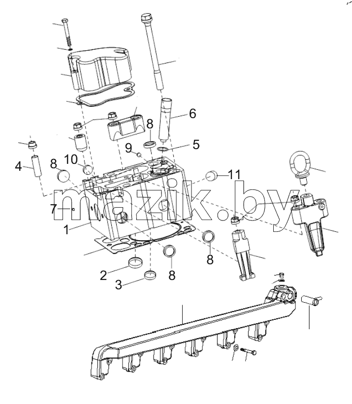  459306833 CYLINDER HEAD ASSEMBLY