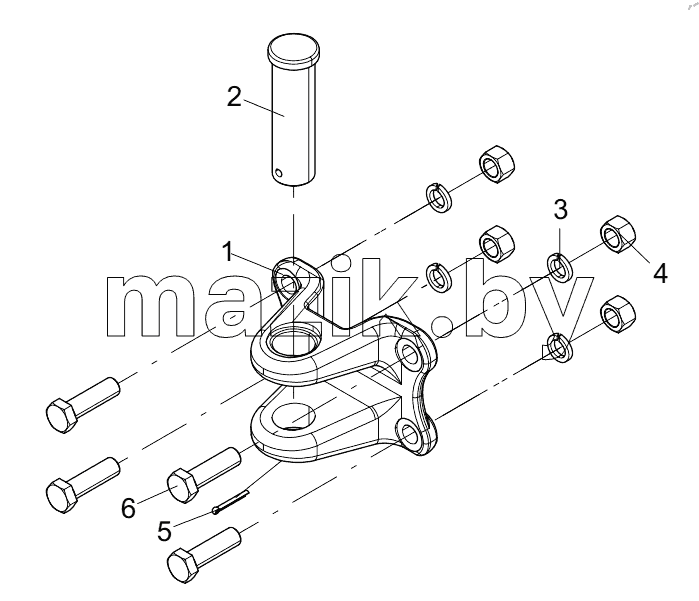  452801012 REAR TOWING HOOK
