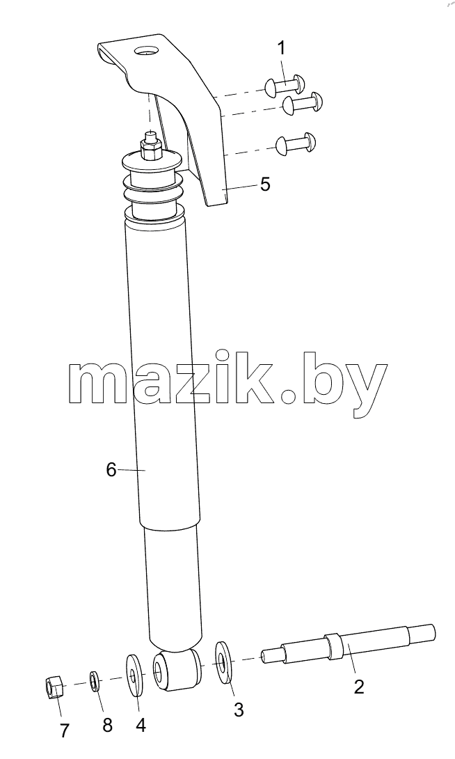  452900073 SHOCK ABSORBER ASSEMBLY