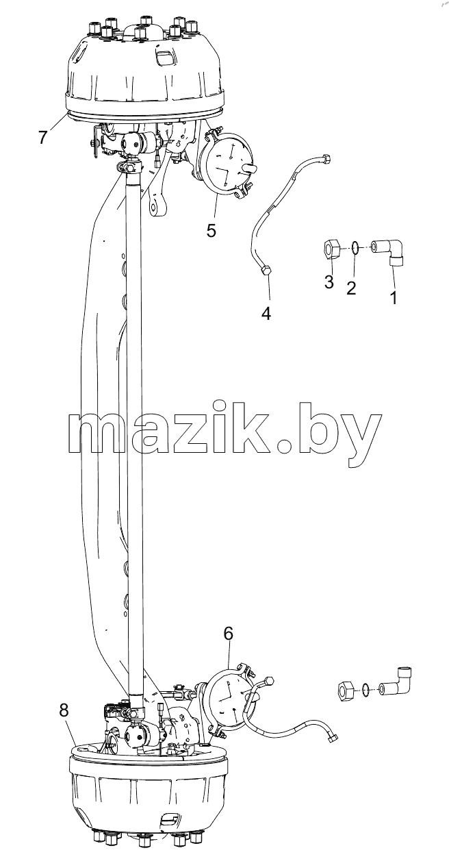  453522296 FRONT BRIDGE BRAKE