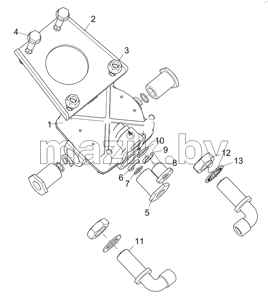  453504204 FRONT AXLE BRAKE