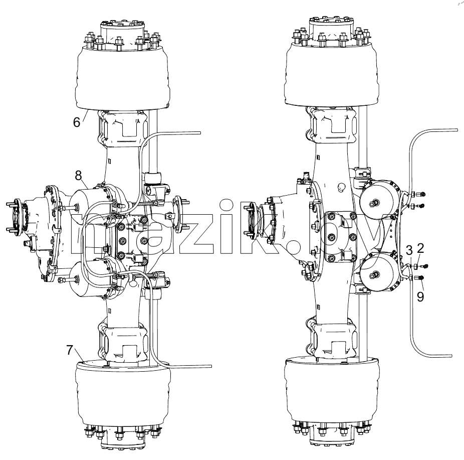  453523180 REAR AXLE BRAKE