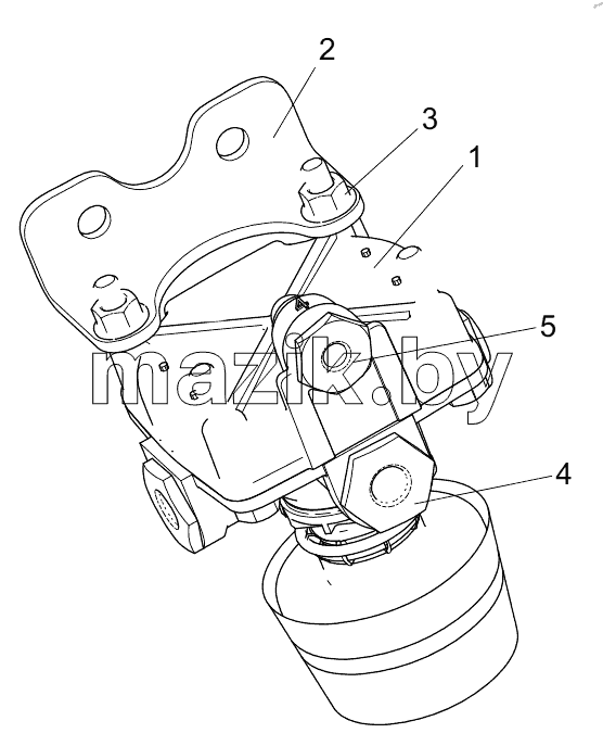  453524418 THE REAR AXLE BRAKING