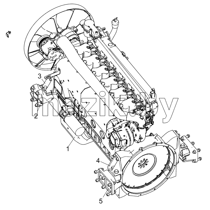  451013934 ENGINE MOUNTING SYSTEM