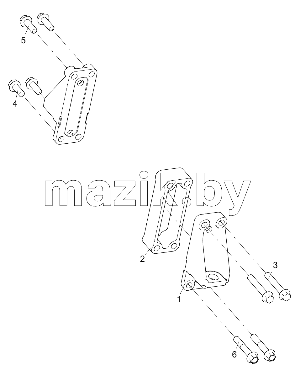  451010555 ENGINE FRONT MOUNT BRACKET