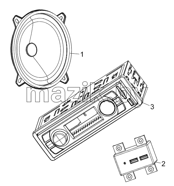  457900020 SOUND SYSTEM (RECEIVER)