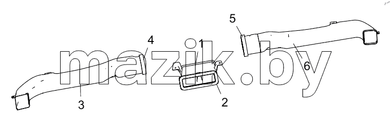  458100093 BLOW SURFACE DUCT