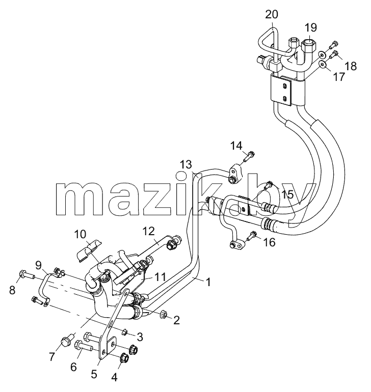  458106973 AIR CONDITIONING PIPE