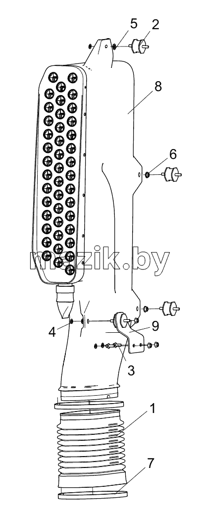  451101811 HIGH AIR INLET CHANNEL ASSEMBLY