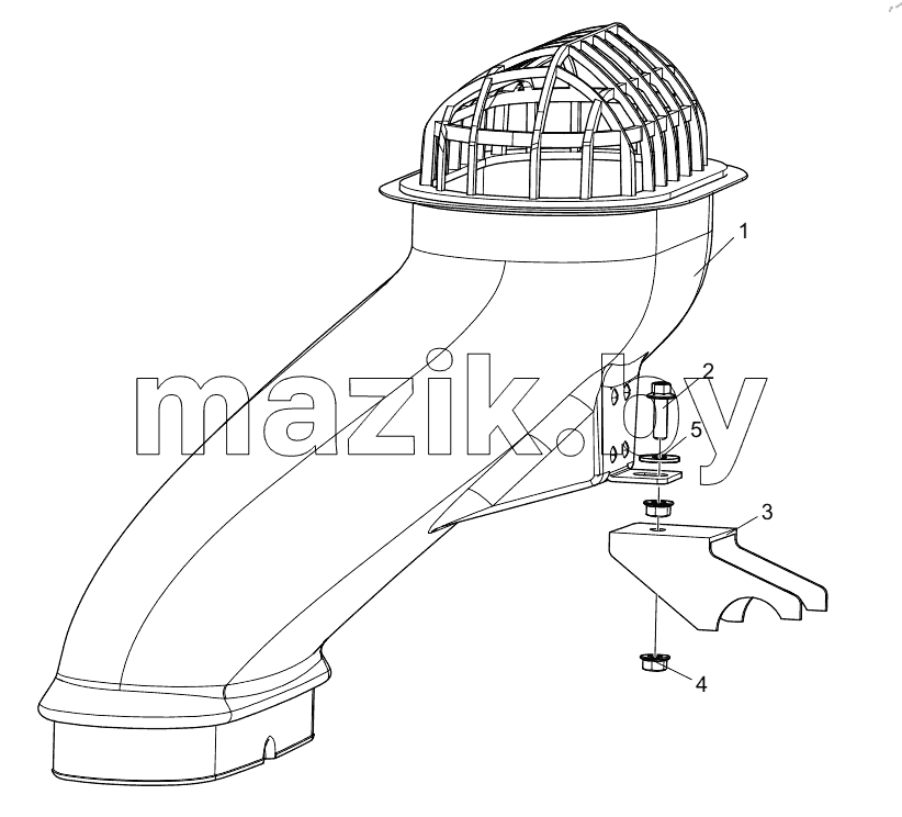  451101866 INTAKE PIPE ASSEMBLY