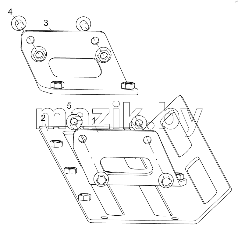  451306223 TANK CRASH PLATE