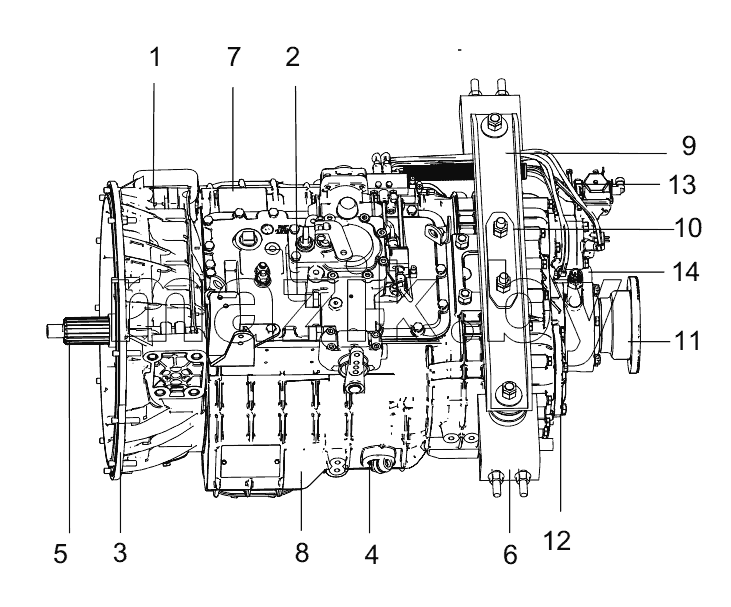  451705406 TRANSMISSION ASSEMBLY