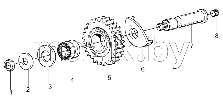  459320407 REVERSE INTERMEDIATE SHAFT