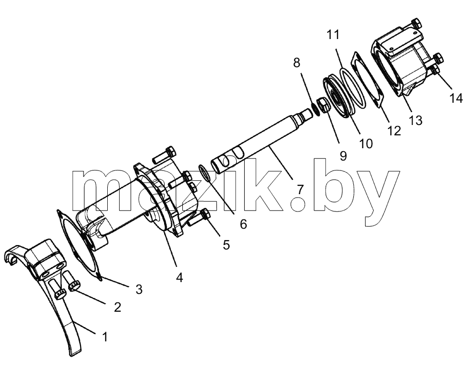  459320414 AUXILIARY BOX CYLINDER ASSEMBLY