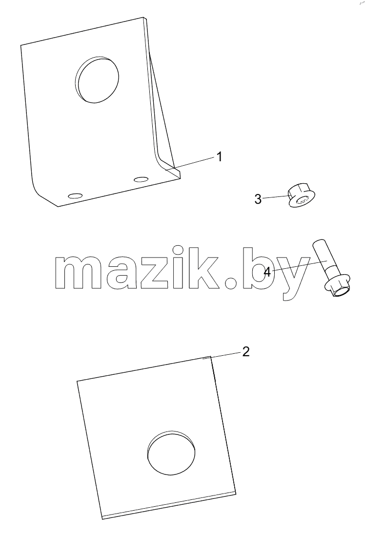  451704589 CONNECTING BRACKET
