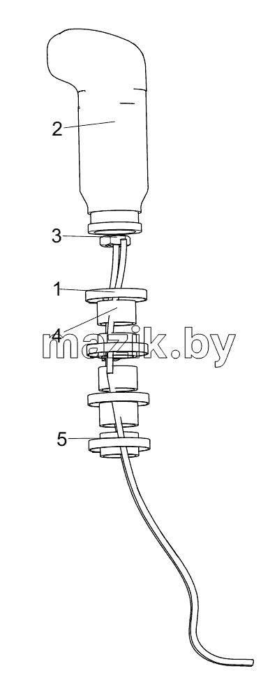  451704692 TRANSMISSION CONTROL LEVER ASSEMBLY