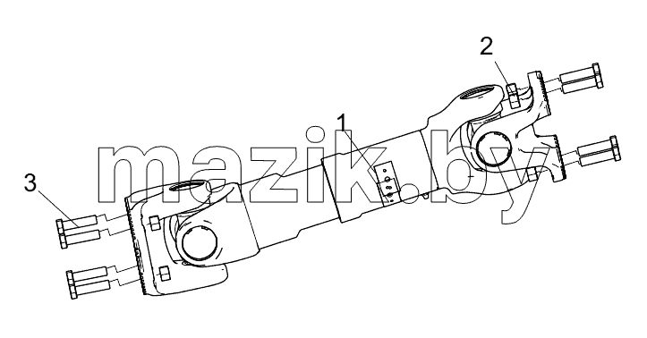  452202016 INTER AXLE DRIVE SHAFT