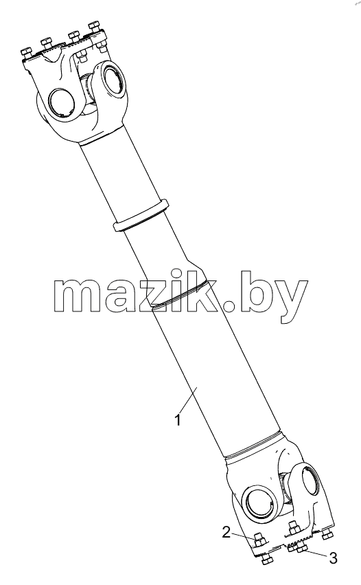  452203630 SLIDING YOKE DRIVE SHAFT