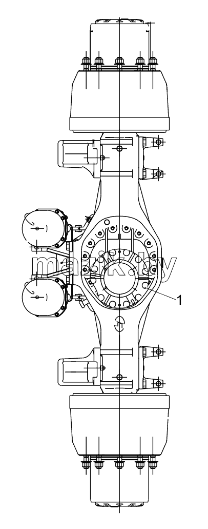  452400058 REAR AXLE SYSTEM