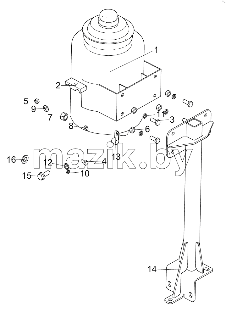  453405092 STEERING OIL TANK