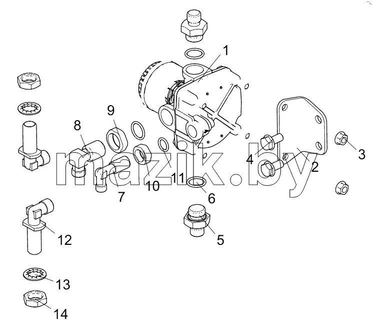  453517629 FRONT AXLE BRAKE
