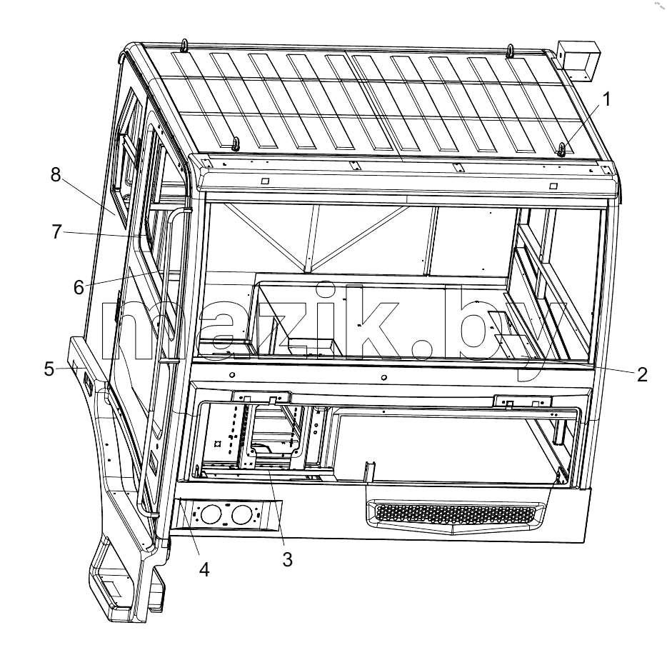  455014937 CAB PAINTING ASSEMBLY