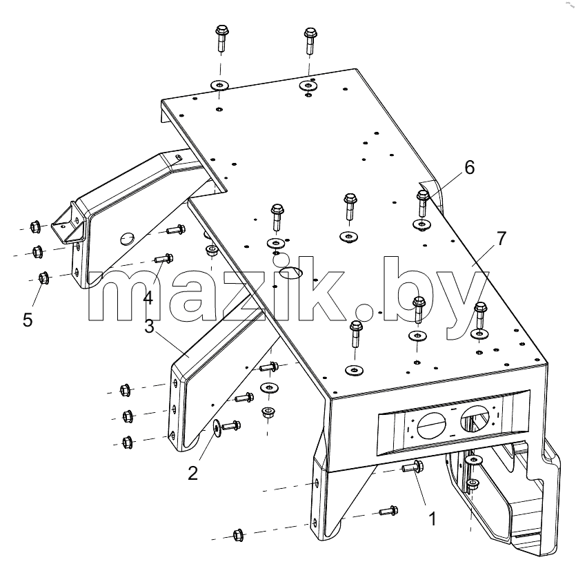  455014992 LEFT PLATFORM ASSEMBLY