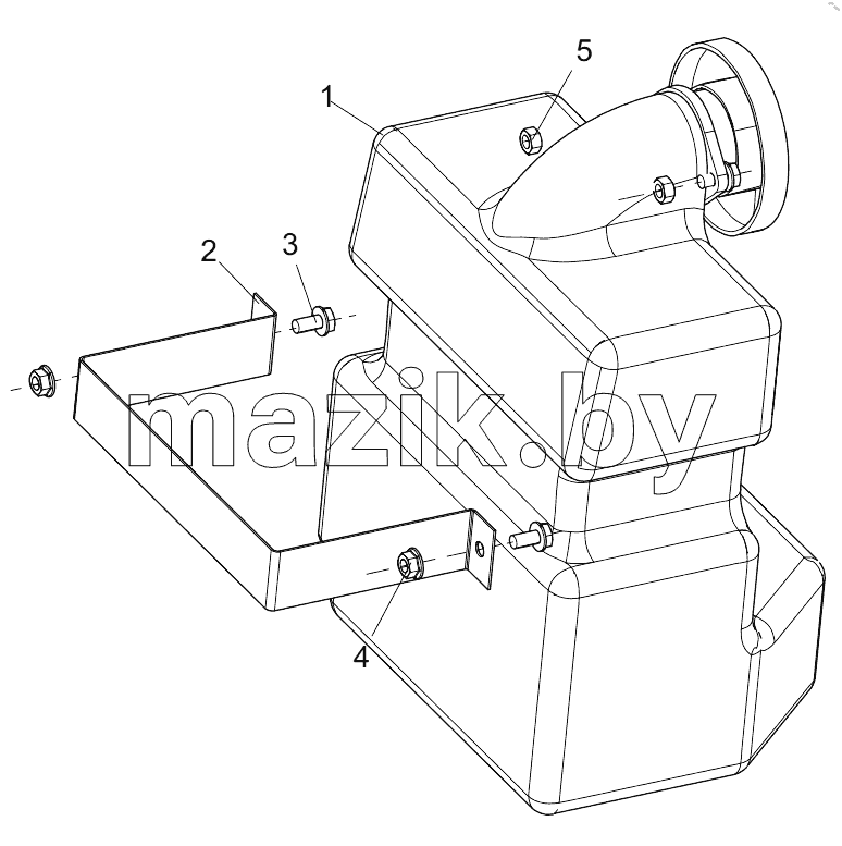  455200180 SPRAY POT ASSEMBLY