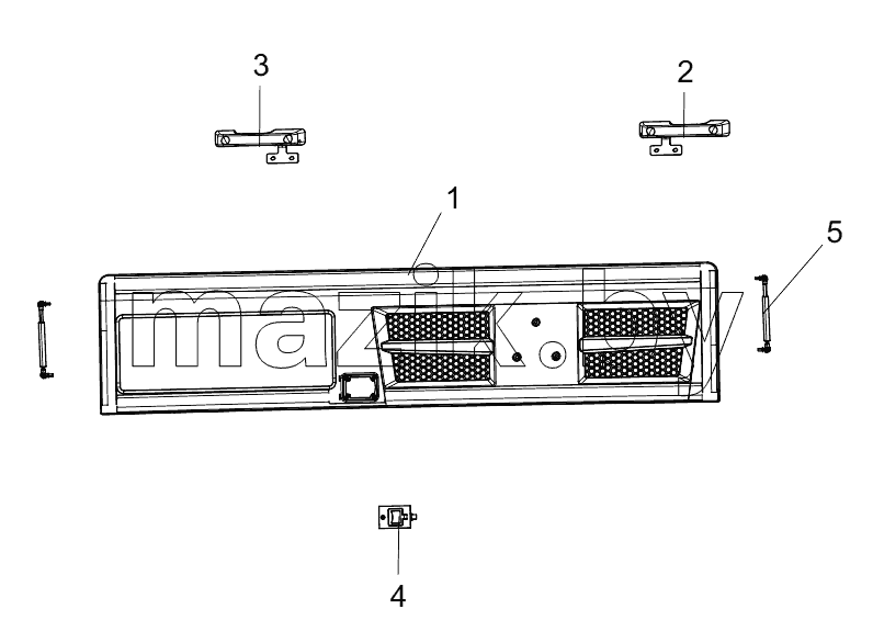  455309298 MIDDLE COVER ASSEMBLY