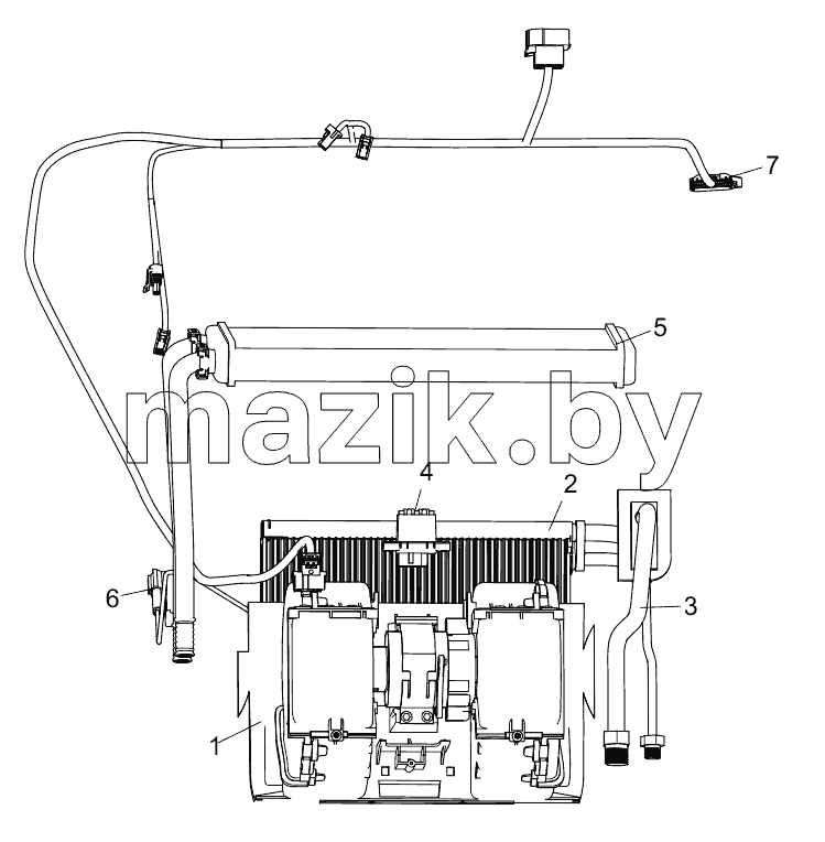  458103361 ELECTRIC HVAC ASSEMBLY