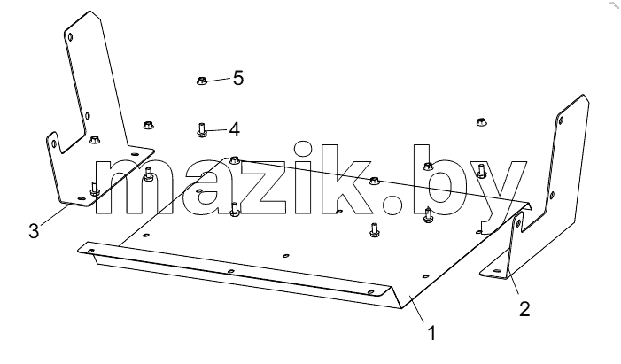  451305943 WINDSHIELD PLATE BRACKET