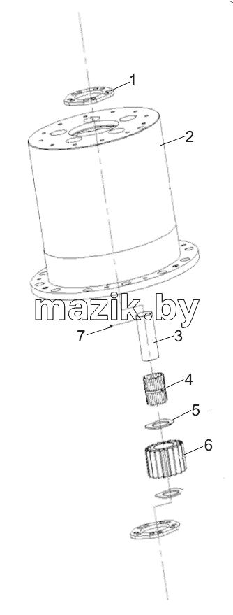  459304704 WHEEL SIDE REDUCER ASSEMBLY