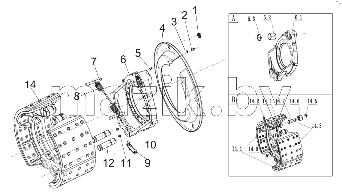  459304082 BRAKE ASSEMBLY