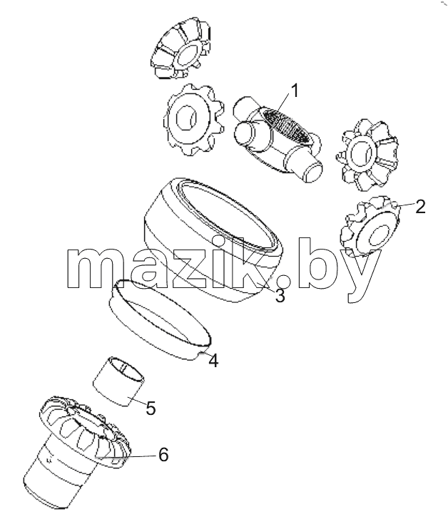  459304097 INTERSHAFT DIFFERENTIAL ASSEMBLY