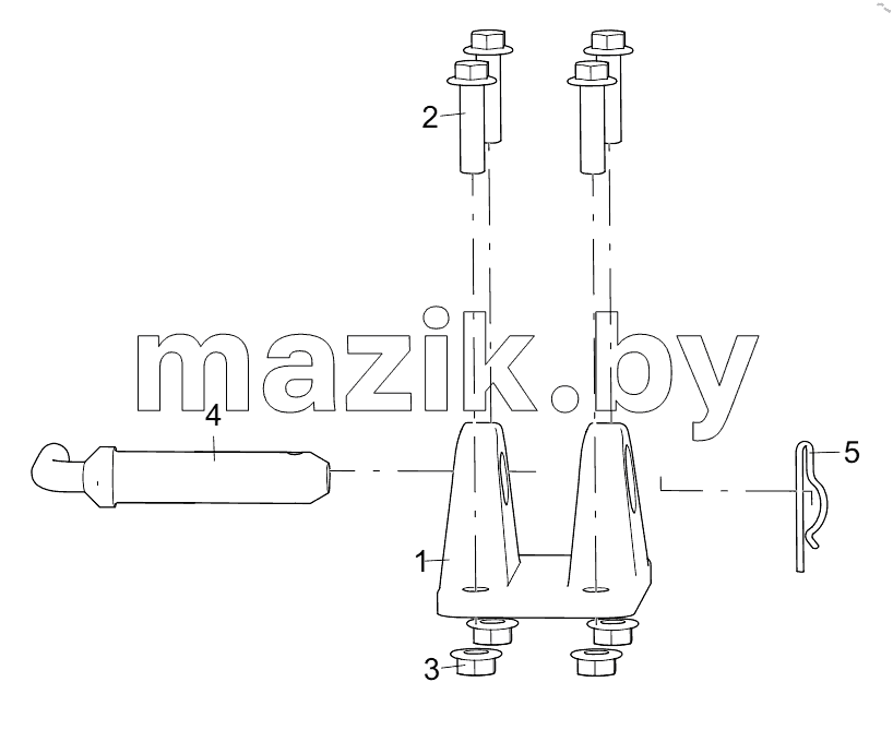  452821628 REAR HITCH PIN