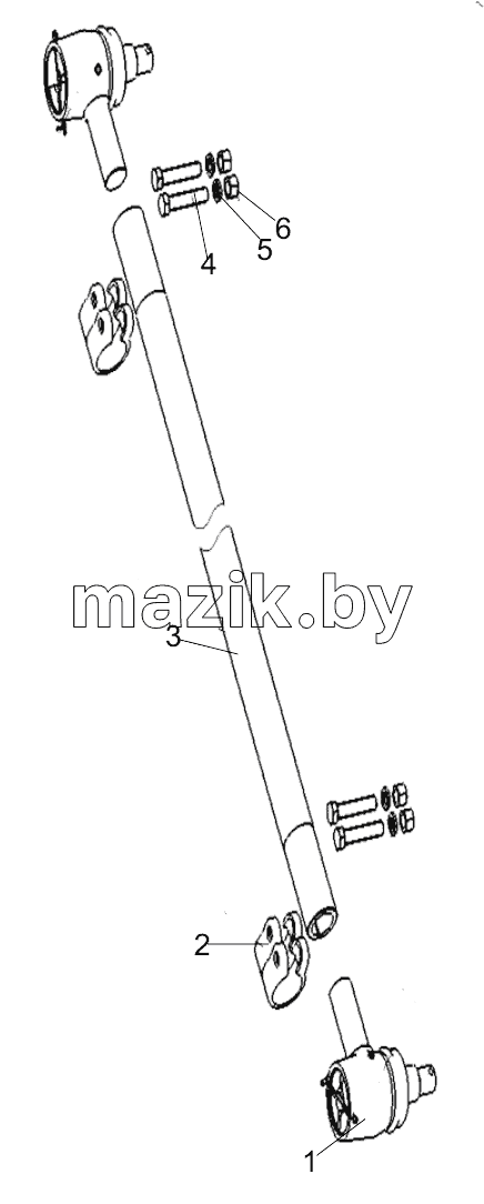  459305962 CROSS PULL ROD ASSEMBLY