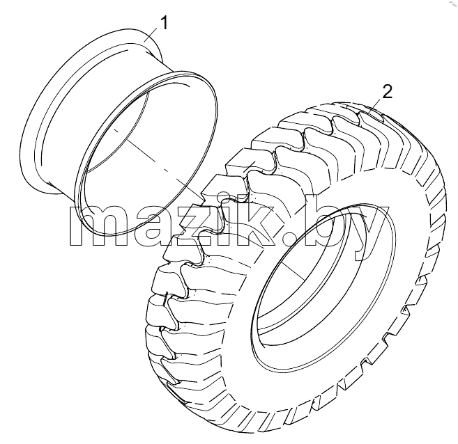  453101365 WHEEL AND HUB SYSTEM