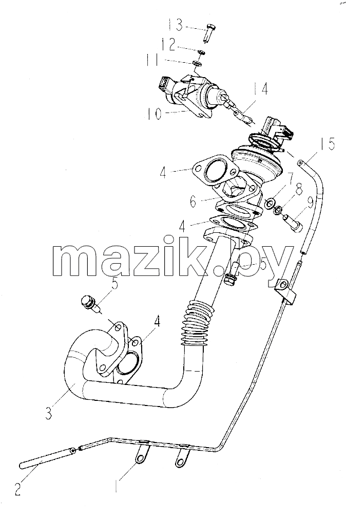  Egr cover assembly