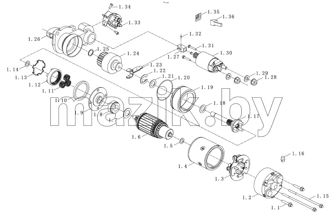 Starter Installation Assy