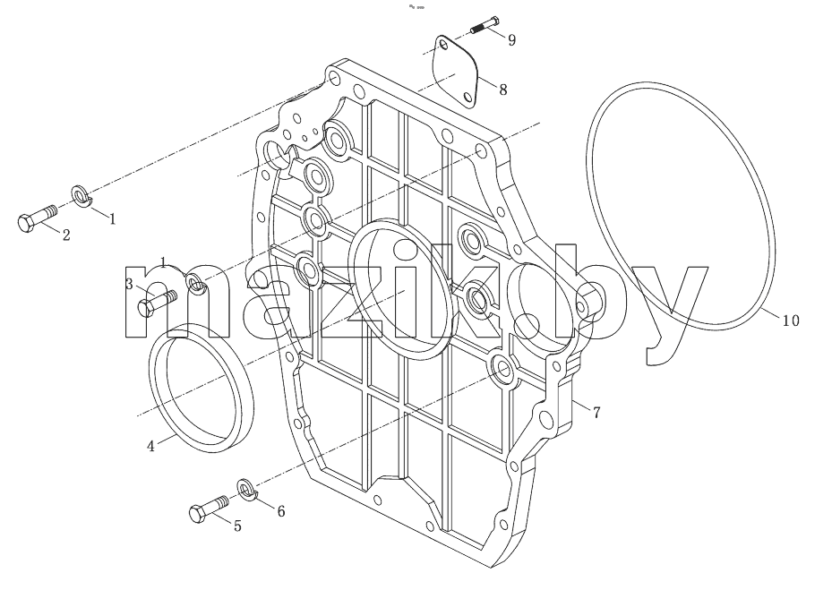  Flywheel Housing Assy